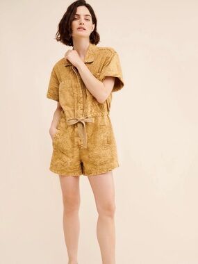 EUC Free People Rhodes Chino Coverall Size XL